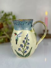 Load image into Gallery viewer, #28 Larkspur & Hummingbird Pitcher & Cup Set