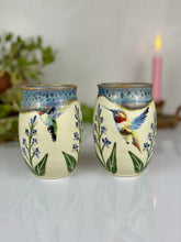 Load image into Gallery viewer, #28 Larkspur & Hummingbird Pitcher & Cup Set