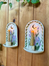 Load image into Gallery viewer, #10 Iris Moon Candle Sconce