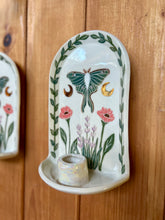 Load image into Gallery viewer, #12 Luna Moth Garden Candle Sconce