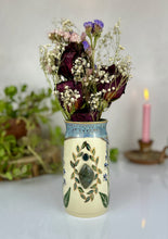 Load image into Gallery viewer, #29 Larkspur &amp; Hummingbird Labradorite Vase
