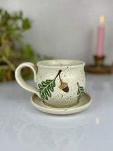 Load image into Gallery viewer, #34 Green Oak Cappuccino Cup
