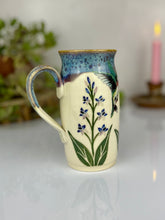 Load image into Gallery viewer, #43 Larkspur &amp; Hummingbird Stein Mug
