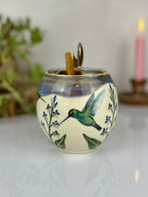 Load image into Gallery viewer, #27 Larkspur &amp; Hummingbird Jar
