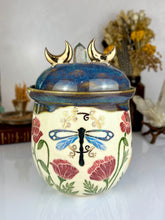 Load image into Gallery viewer, #1 Dragonfly Garden Fermentation Crock
