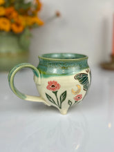 Load image into Gallery viewer, #44 Luna Moth Garden Cauldron Mug
