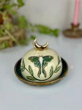 Load image into Gallery viewer, #18* Luna Moth &amp; Vine Butter Dome
