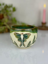 Load image into Gallery viewer, #15 Luna Moth &amp; Vine Matcha Bowl Set
