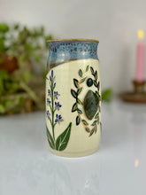 Load image into Gallery viewer, #29 Larkspur &amp; Hummingbird Labradorite Vase
