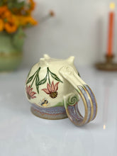 Load image into Gallery viewer, #42 Pink Poppy &amp; Echinacea Moon Cauldron Mug
