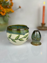 Load image into Gallery viewer, #27 Luna Moth &amp; Vine Matcha Bowl Set

