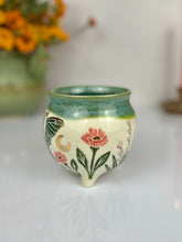 Load image into Gallery viewer, #44 Luna Moth Garden Cauldron Mug
