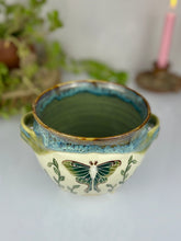 Load image into Gallery viewer, #9 Luna Moth Cauldron Pot
