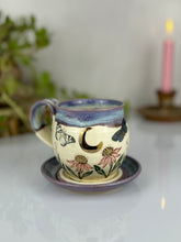 Load image into Gallery viewer, #30 Echinacea &amp; Lavender Cappuccino Cup
