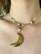 Load image into Gallery viewer, Gold Moon Drop Princess Choker
