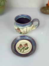 Load image into Gallery viewer, #51 Echinacea &amp; Lavender Cappuccino Mug
