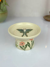 Load image into Gallery viewer, #20 Luna Moth &amp; Poppy Cat Dish
