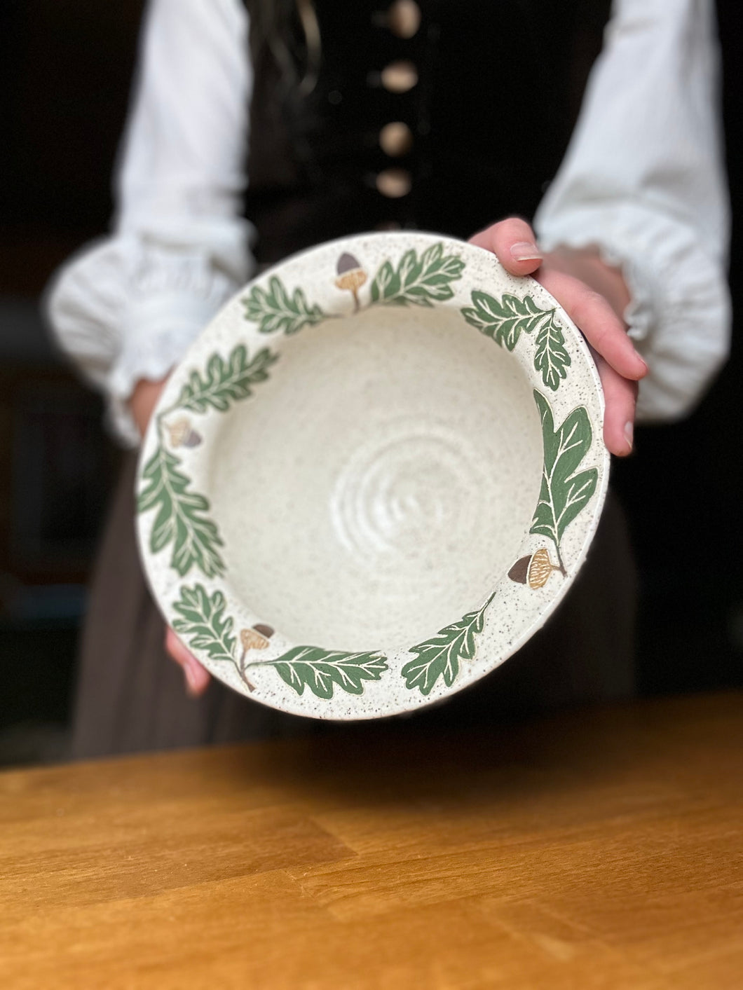 #17 Summer Oak Serving Bowl