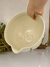 Load image into Gallery viewer, #78 Green Oak Mixing Bowl
