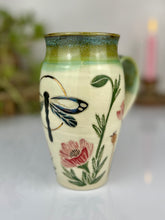 Load image into Gallery viewer, #60 Dragonfly &amp; Poppy Travel Mug
