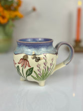 Load image into Gallery viewer, #43 Echinacea &amp; Lavender Cauldron Mug
