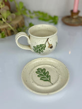 Load image into Gallery viewer, #34 Green Oak Cappuccino Cup
