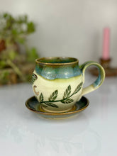 Load image into Gallery viewer, #32 Luna Moth &amp; Vine Cappuccino Cup
