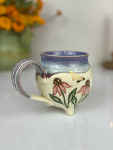 Load image into Gallery viewer, #43 Echinacea &amp; Lavender Cauldron Mug
