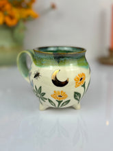 Load image into Gallery viewer, #41 Lupine &amp; Poppy Moon Cauldron Mug
