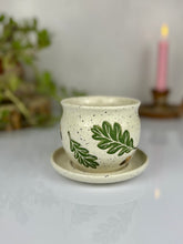 Load image into Gallery viewer, #34 Green Oak Cappuccino Cup
