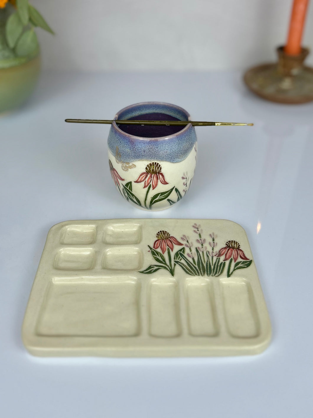 #30 Echinacea & Lavender Paint Palette