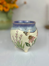 Load image into Gallery viewer, #43 Echinacea &amp; Lavender Cauldron Mug
