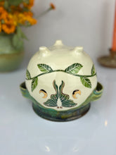 Load image into Gallery viewer, #19 Luna Moth &amp; Vine Cauldron Pot
