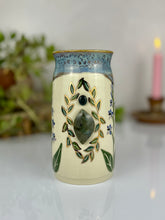Load image into Gallery viewer, #29 Larkspur &amp; Hummingbird Labradorite Vase
