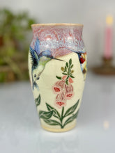 Load image into Gallery viewer, #61 Foxglove &amp; Hummingbird Travel Mug
