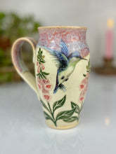 Load image into Gallery viewer, #61 Foxglove &amp; Hummingbird Travel Mug
