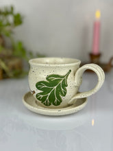Load image into Gallery viewer, #34 Green Oak Cappuccino Cup
