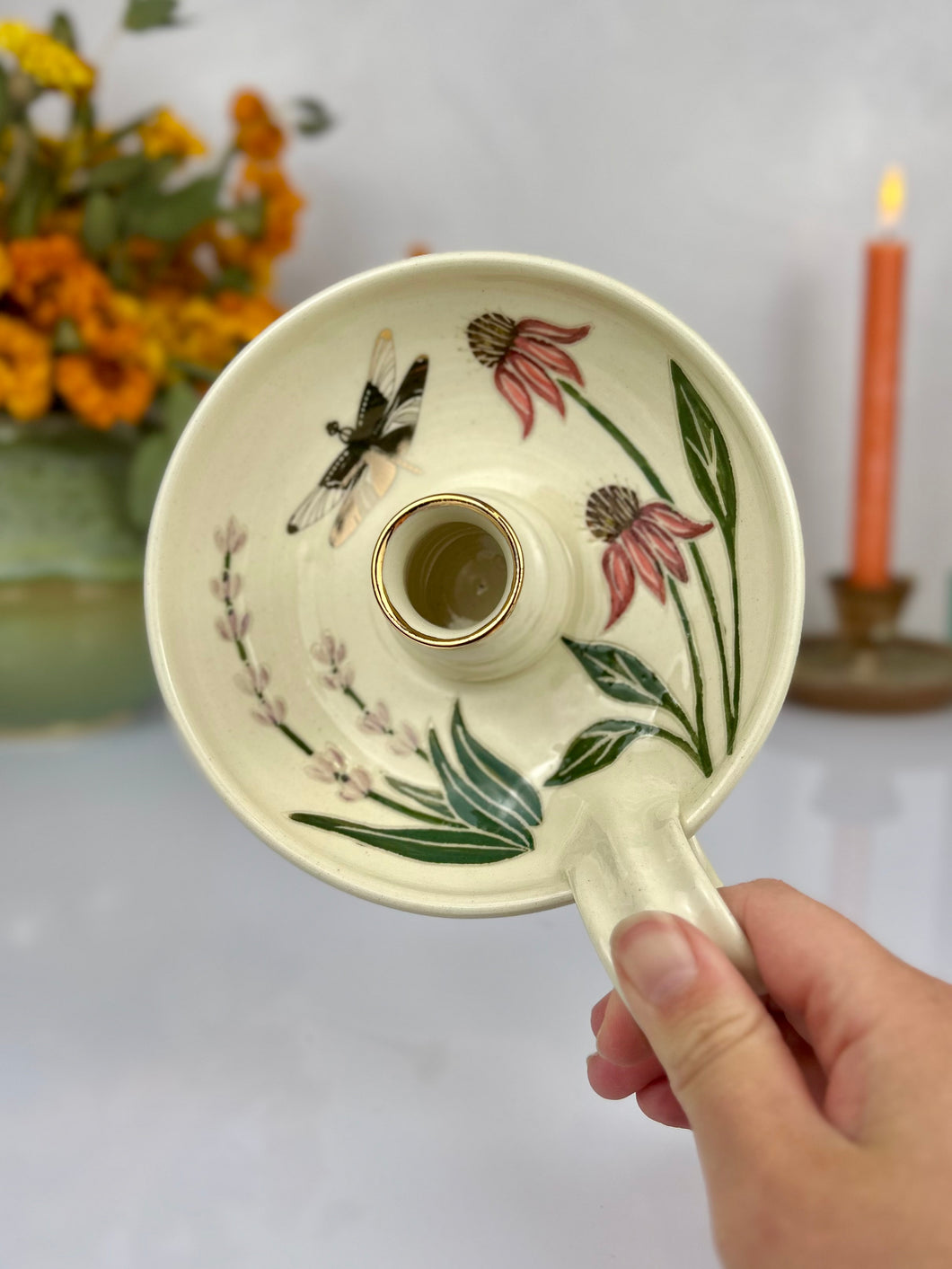 #23 Echinacea & Lavender Candle Walker