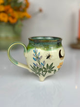 Load image into Gallery viewer, #41 Lupine &amp; Poppy Moon Cauldron Mug
