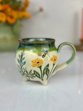 Load image into Gallery viewer, #41 Lupine &amp; Poppy Moon Cauldron Mug
