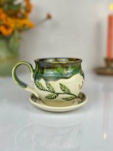 Load image into Gallery viewer, #55 Luna Moth &amp; Vine Cappuccino Mug
