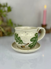Load image into Gallery viewer, #34 Green Oak Cappuccino Cup
