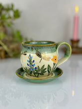 Load image into Gallery viewer, #31 Lupine &amp; Poppy Cappuccino Cup
