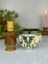 Load image into Gallery viewer, #14 Luna Moth &amp; Mushroom Matcha Bowl Set
