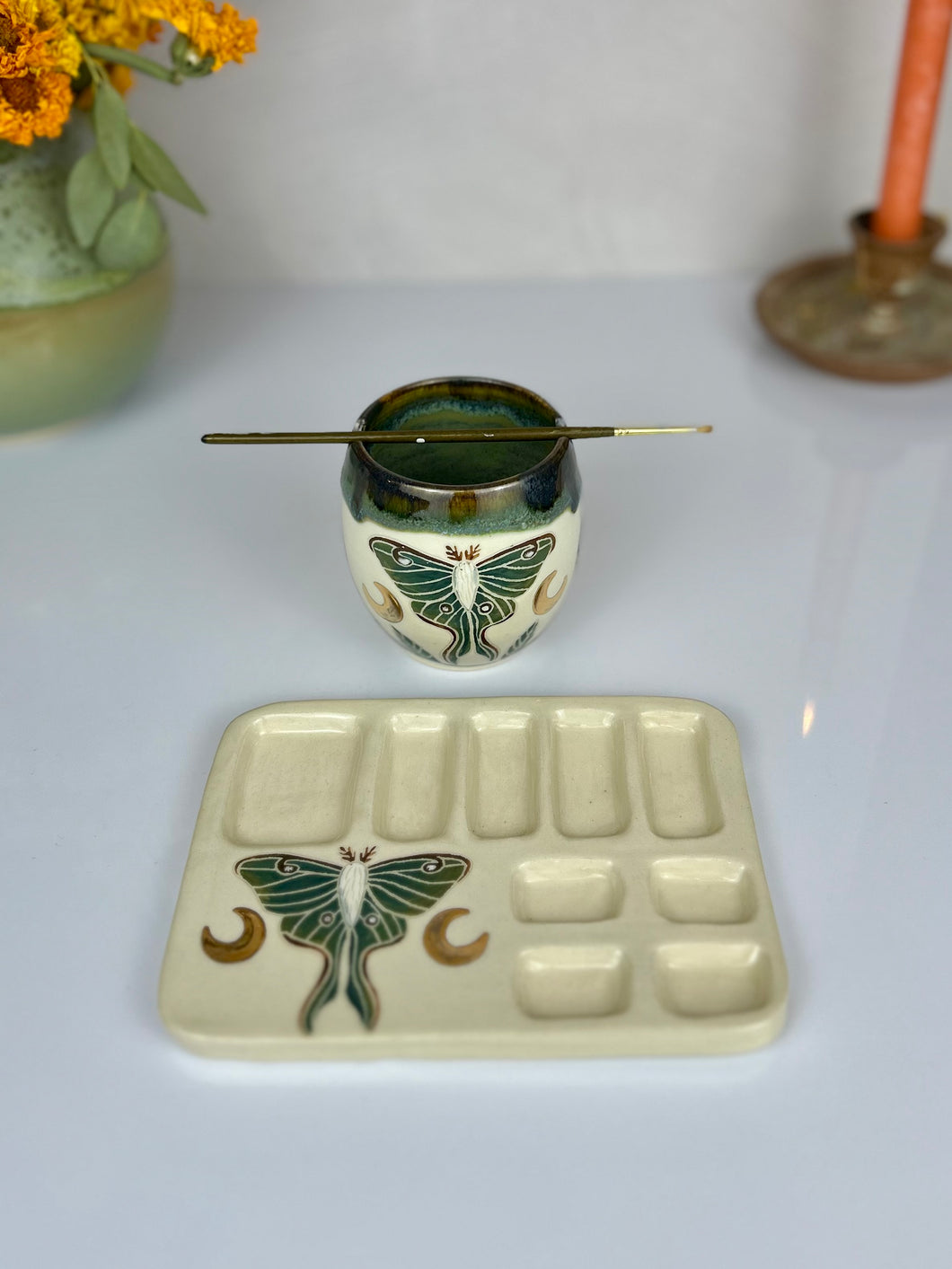 #31 Luna Moth Paint Palette