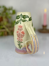 Load image into Gallery viewer, #58 Dragonfly &amp; Foxglove Travel Mug
