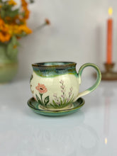 Load image into Gallery viewer, #54 Luna Moth Garden Cappuccino Mug
