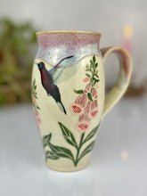 Load image into Gallery viewer, #62 Foxglove &amp; Hummingbird Travel Mug
