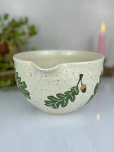 Load image into Gallery viewer, #78 Green Oak Mixing Bowl
