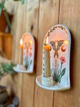 Load image into Gallery viewer, #12 Luna Moth Garden Candle Sconce
